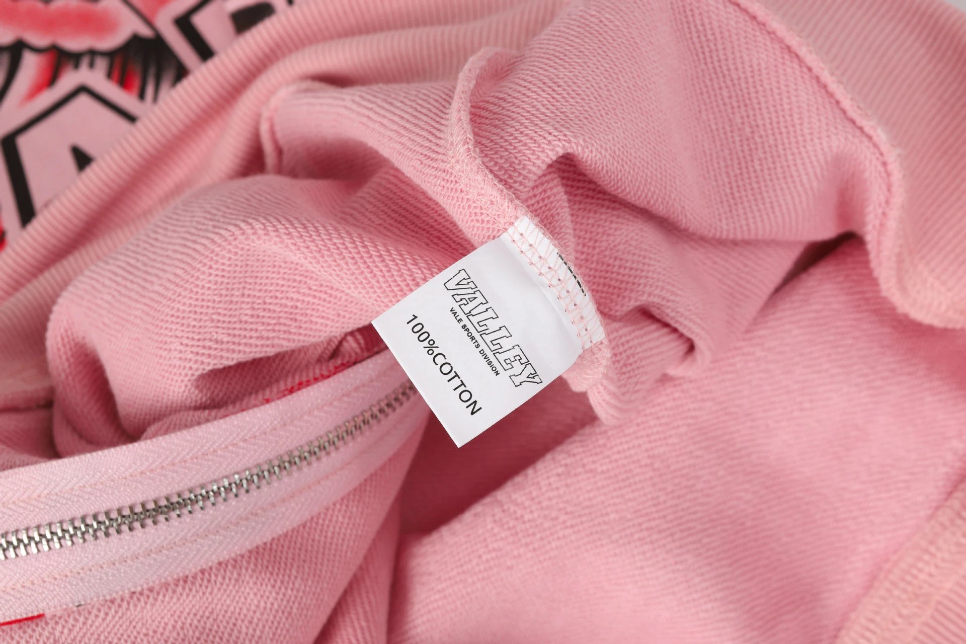Design Vale Dreams Eagle Print Pink Zip-Up Hoodie - 17