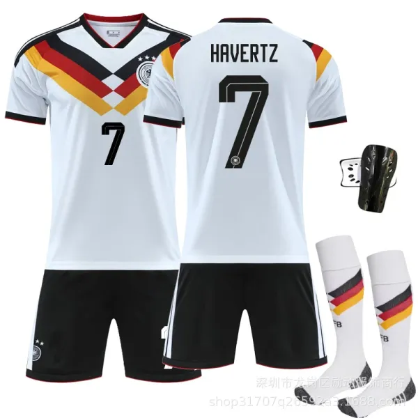Design Germany National Team 2014 Home Kit Havertz #7 Jersey Set Jersey - 1