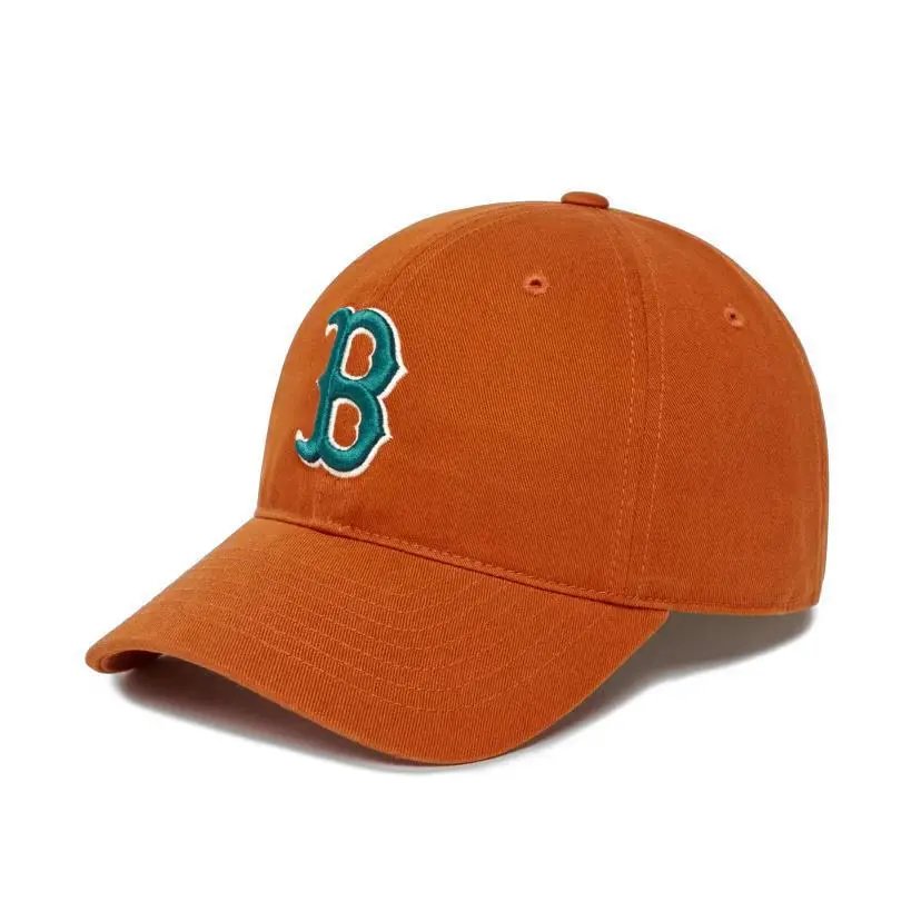 Boston Red Sox Vintage Logo Orange Baseball Cap - 1