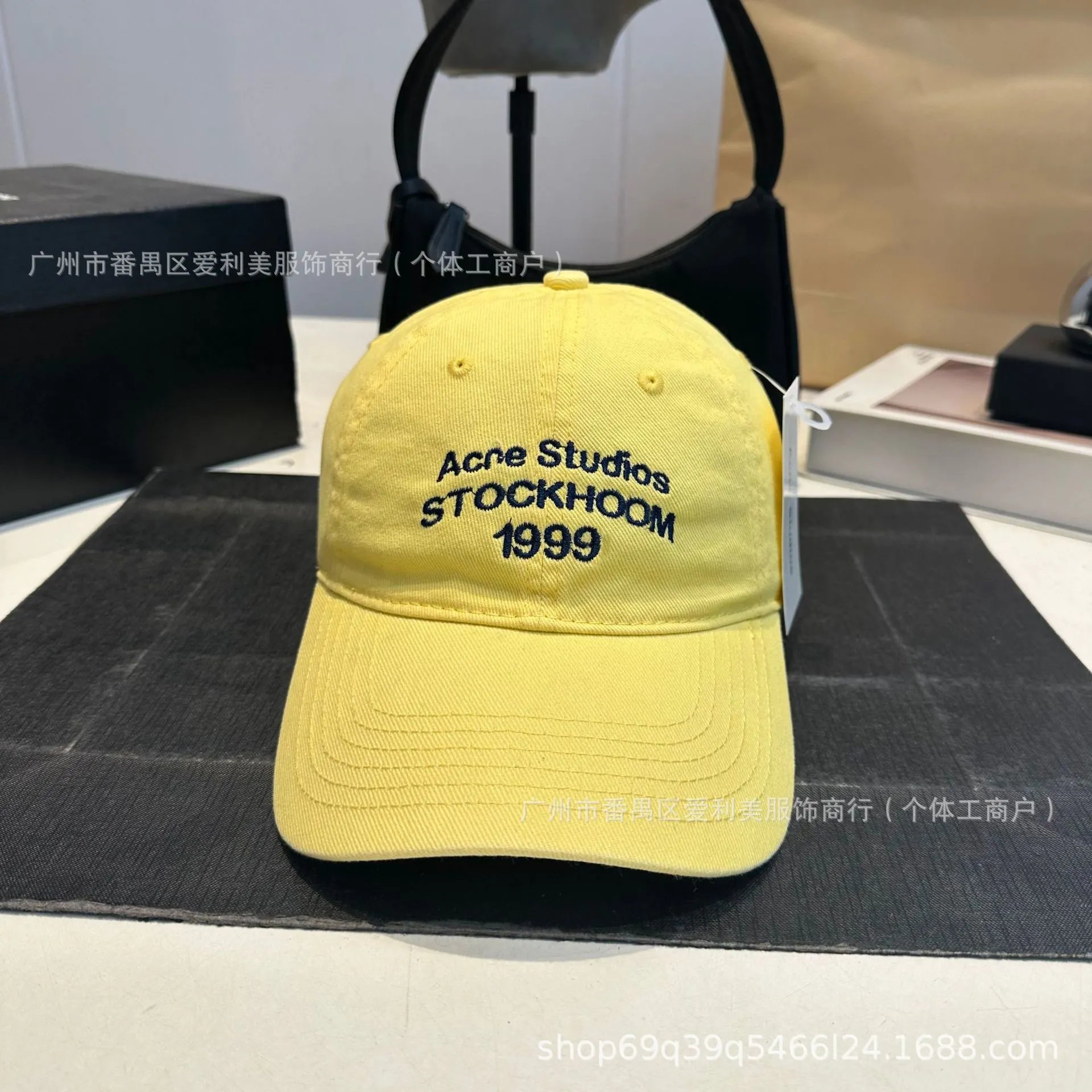 Acne Studios Stockholm 1999 Black Baseball Cap - 10