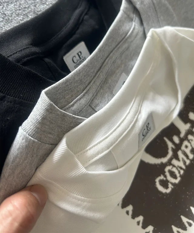 C.P. Company T-Shirts Logo Print Crewneck Short-Sleeve T-Shirt product detail image 15
