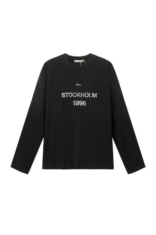 Acne Studios Stockholm 1996 Black Long-Sleeve T-Shirt - 1