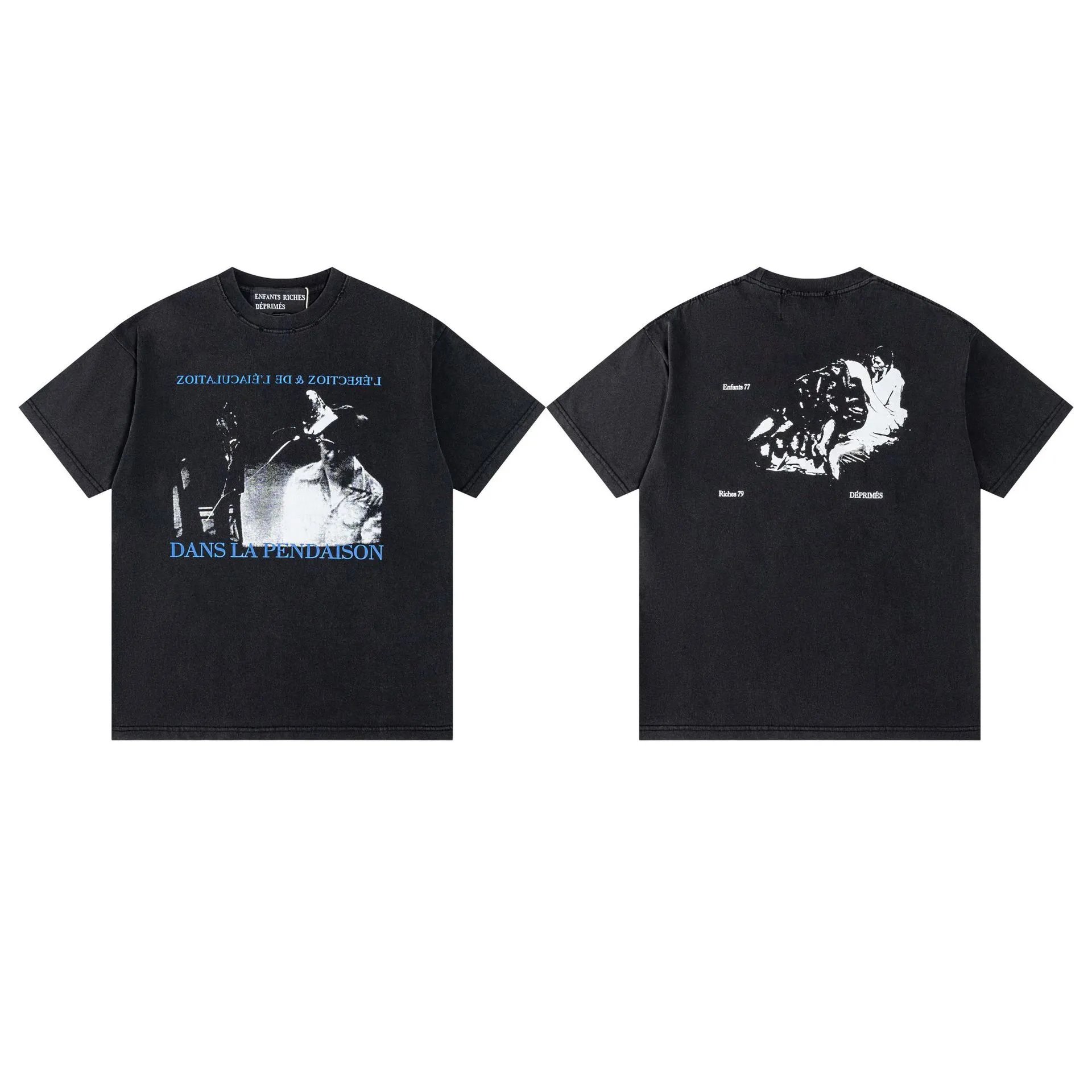Enfants Riches Déprimés Enfants Graphic Print T-Shirt White / Black - 21