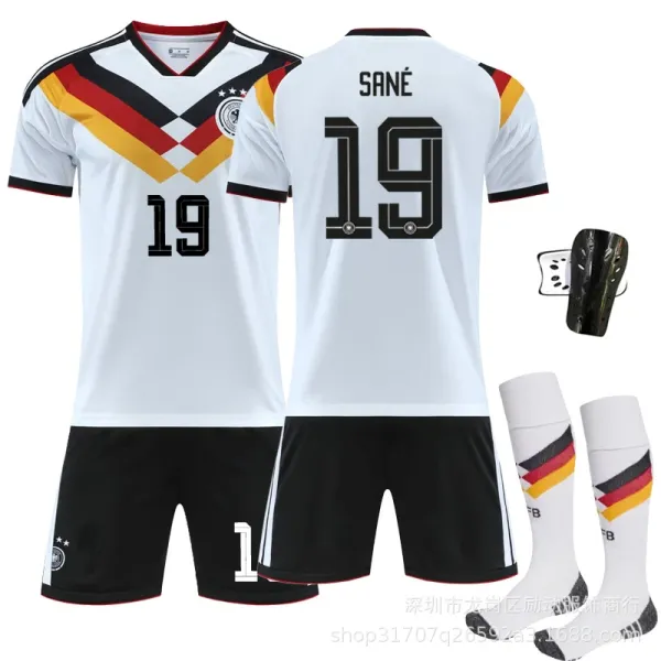 Design Germany National Team Inspired Soccer Jersey Set White / Black / Red / Yellow Jersey - 11