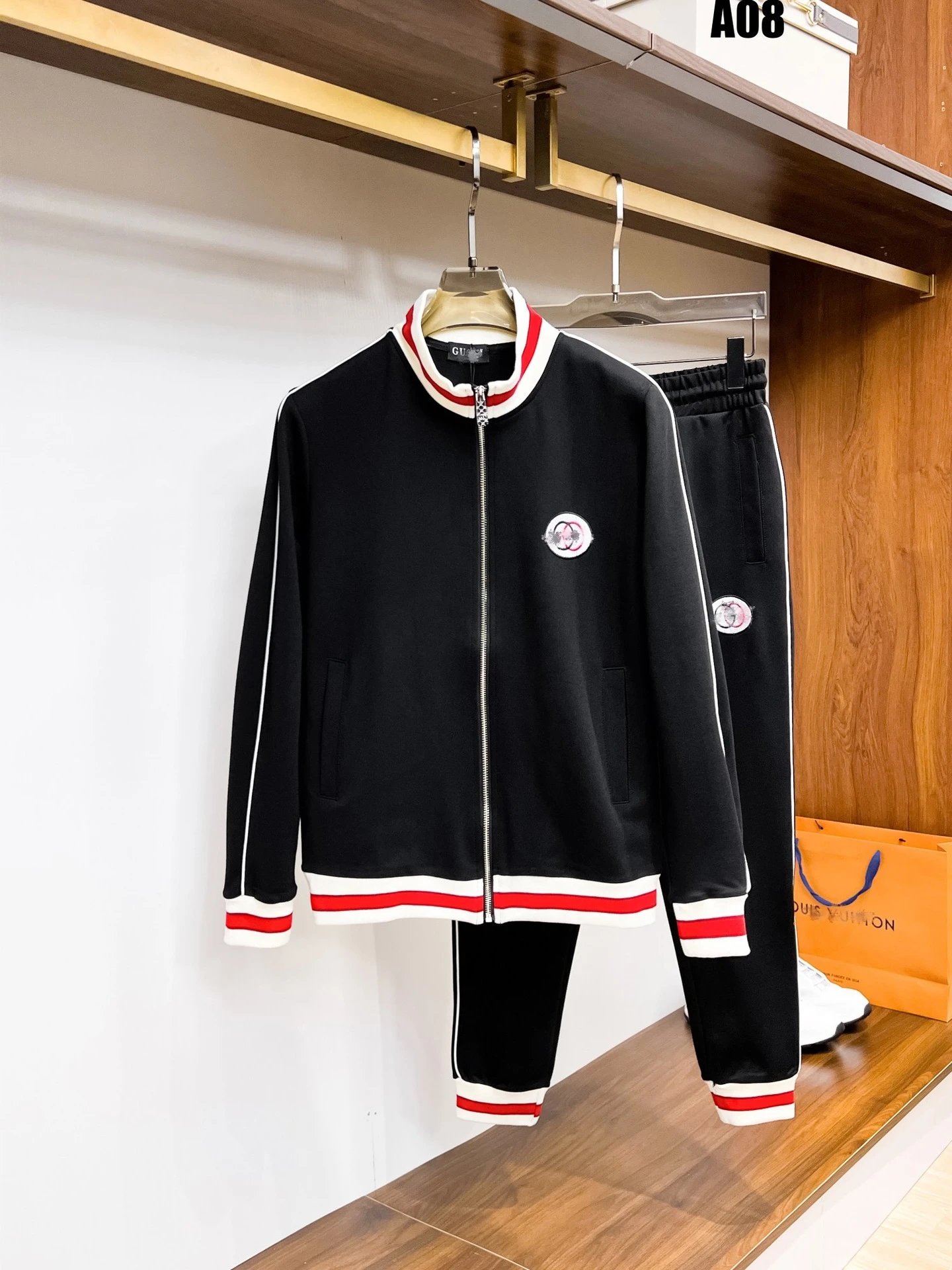 Unbranded Assorted zip-up tracksuit sets — A 08 Black