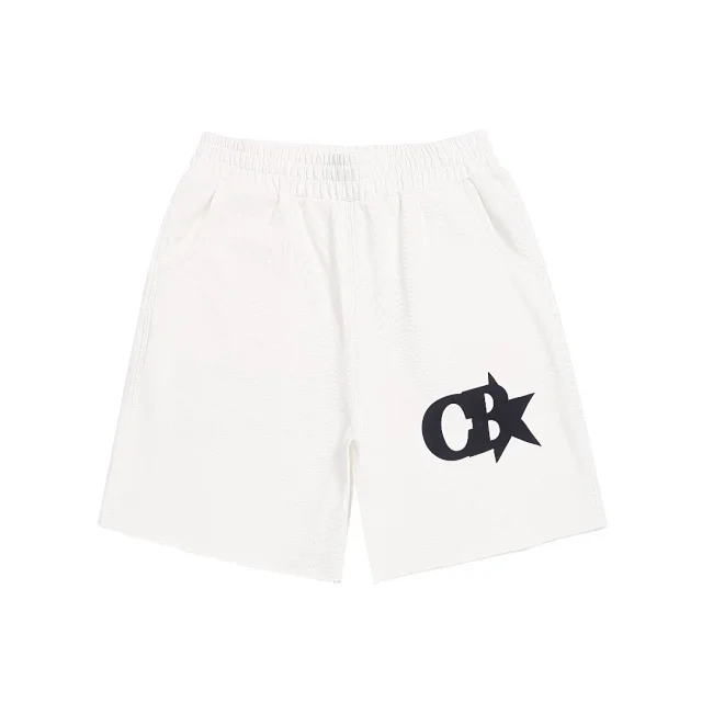 Cole Buxton Shorts CBX Logo Raw-Hem Sweat product detail image 3