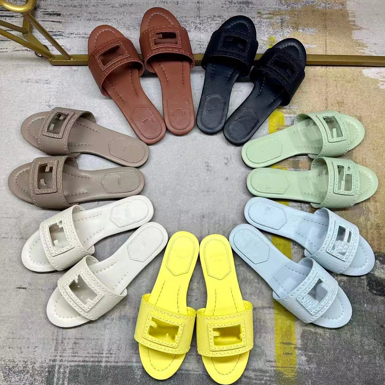 Fendi Slide Sandals 