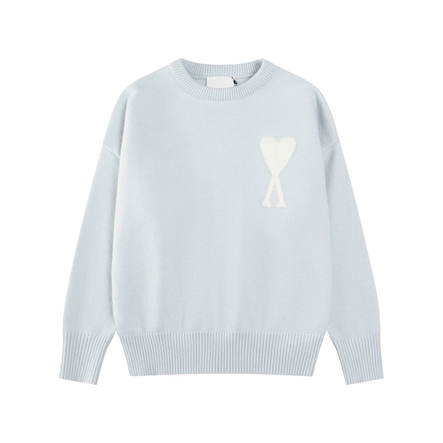 Comme des Garçons Play Heart Logo Knit Sweater Mustard Yellow - 30