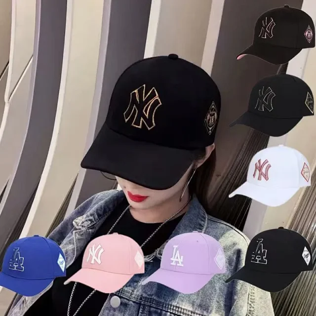 MLB Hats Adjustable curved-brim baseball cap with embroidered New York Yankees logo product detail image 14