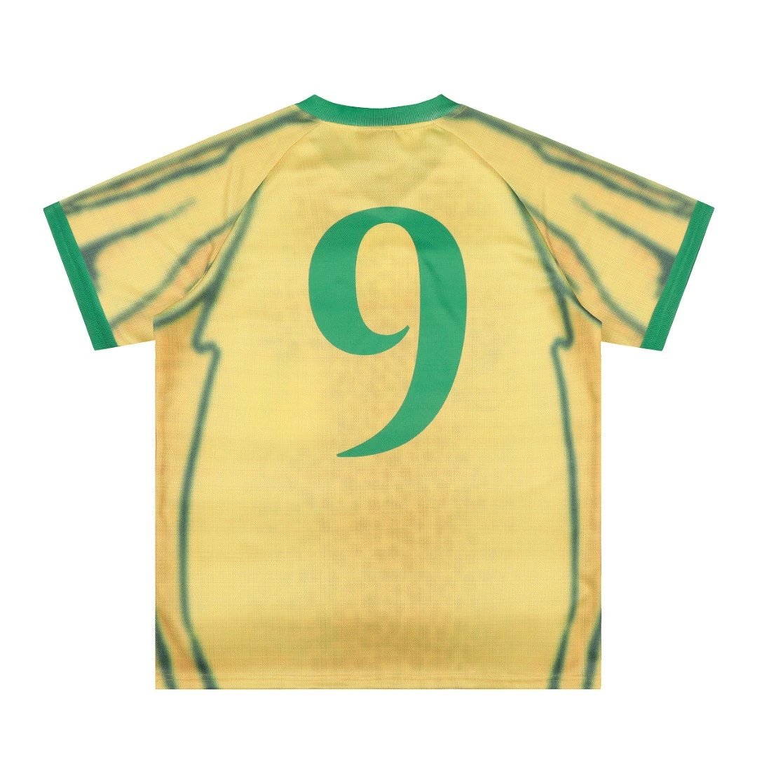 Design Saint FC Yellow Green V-Neck Jersey - 28