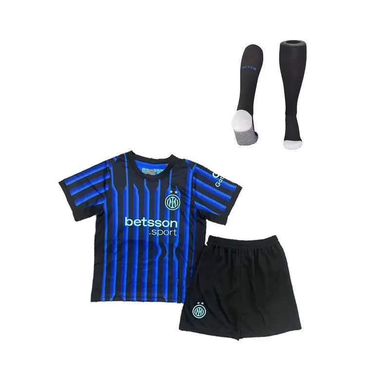 Design FC Porto Home Kit Blue and White Striped Jersey, Royal Blue Shorts, and White Socks Set Sets - 6
