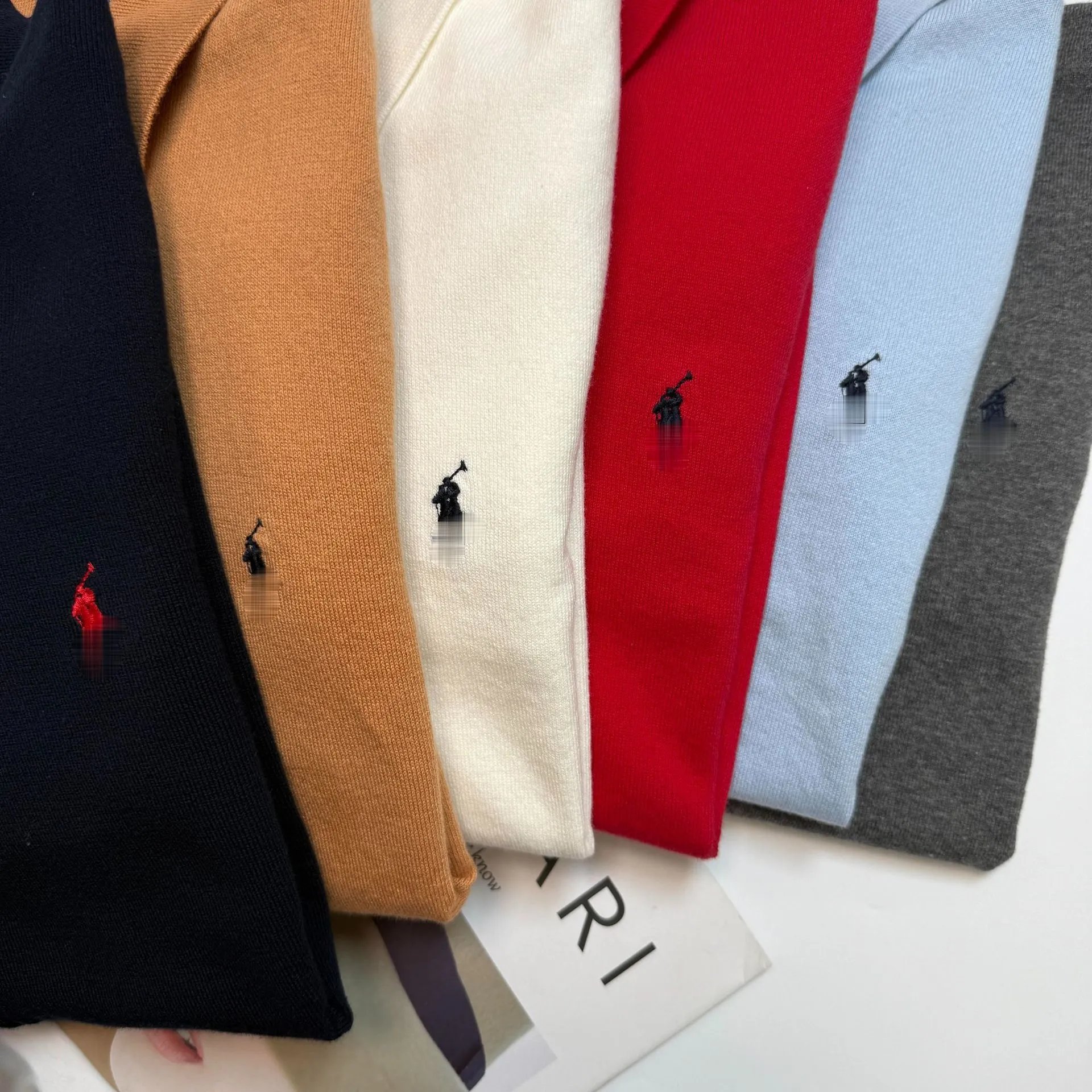 Polo Ralph Lauren Knit Polo Cardigan Gray Sweater - 12