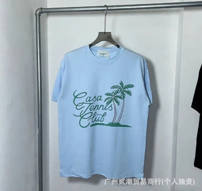 BLANCA Casa Square Graphic T-Shirt Light Blue T-Shirt - 10