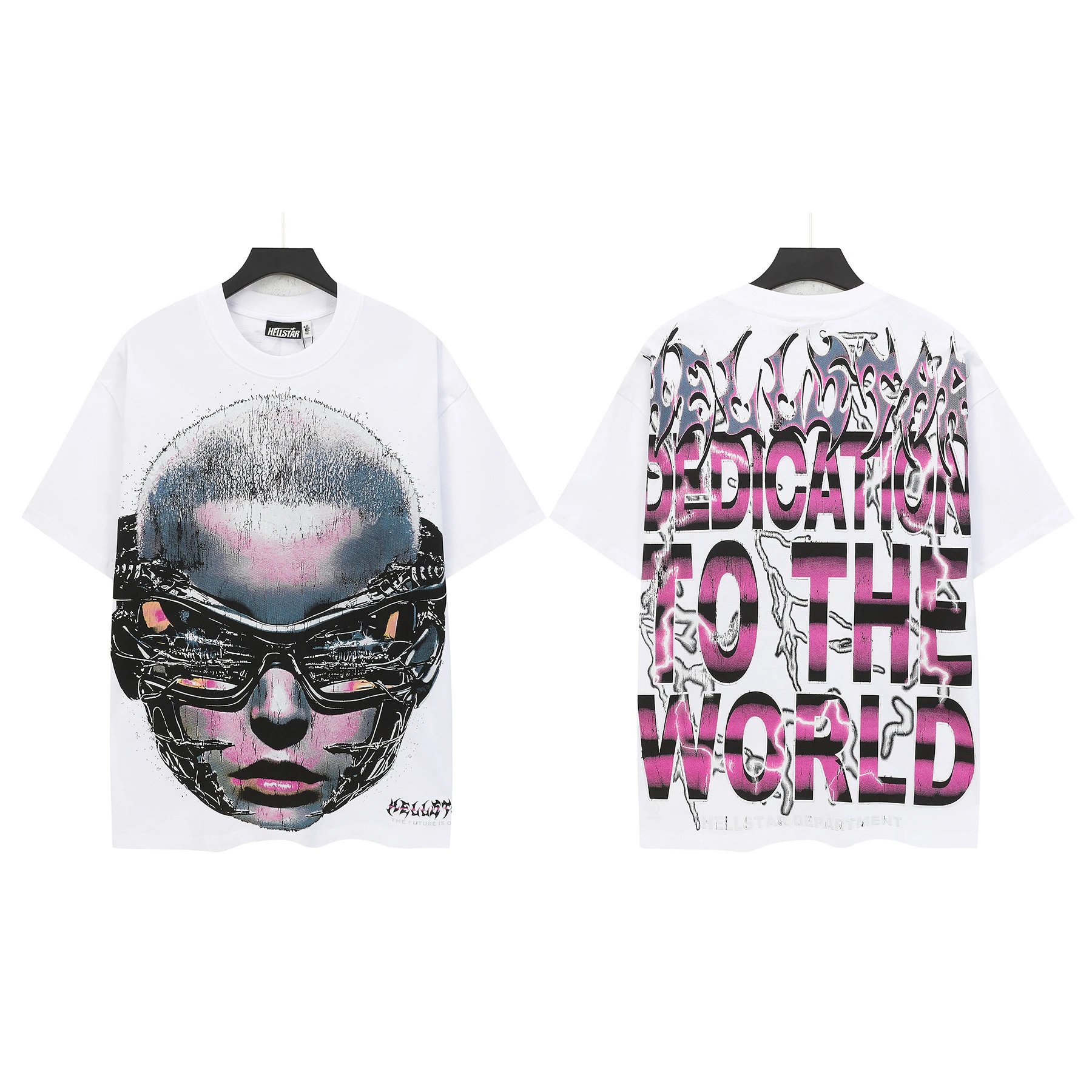 Hellstar Austin 3:16 Distressed Graphic T-Shirt Black - 6