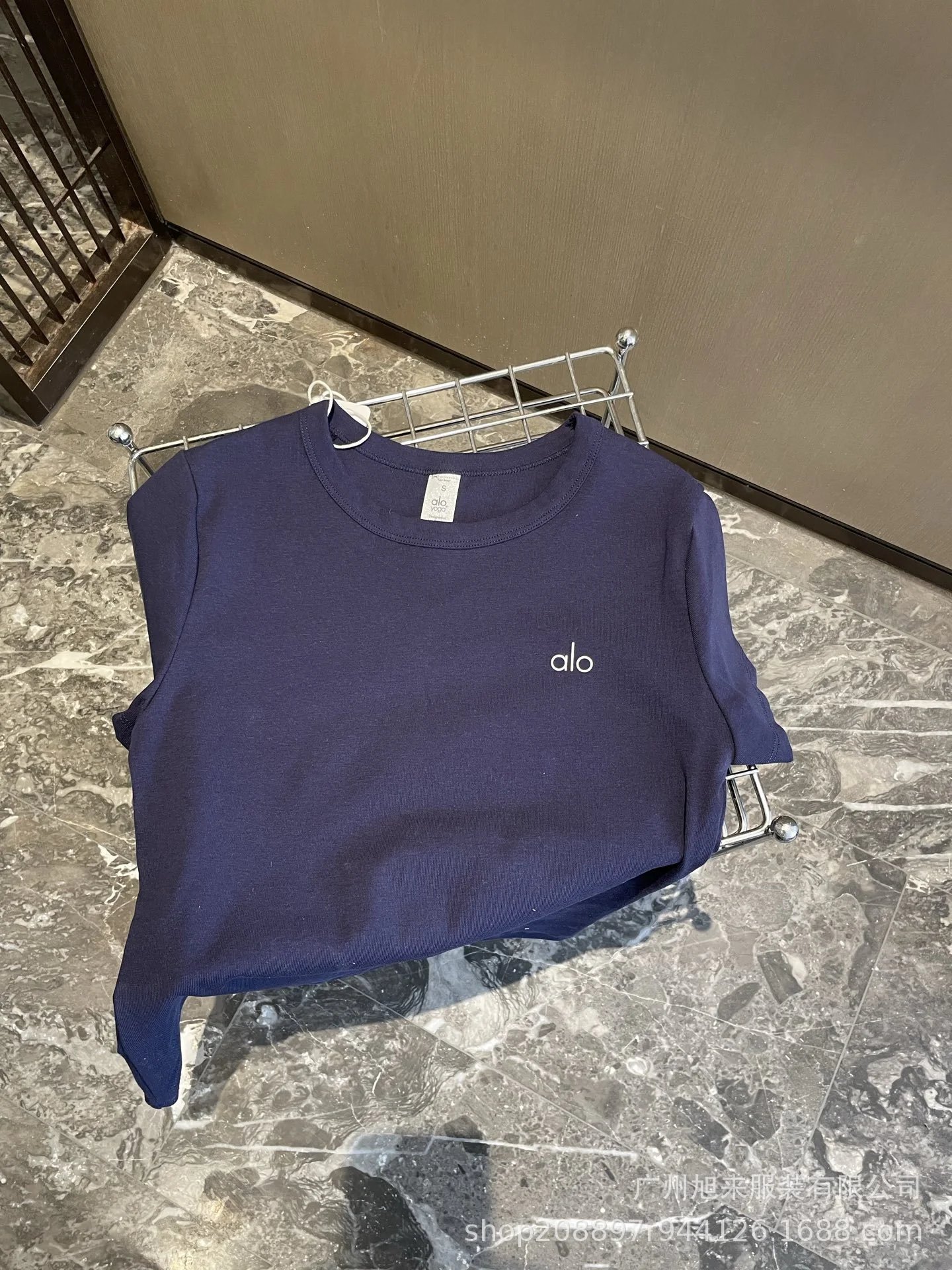 Alo Essential Logo Tee Light Pink T-Shirt - 6