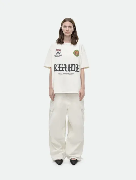 Rhude Harvard Crest White T-Shirt - 11