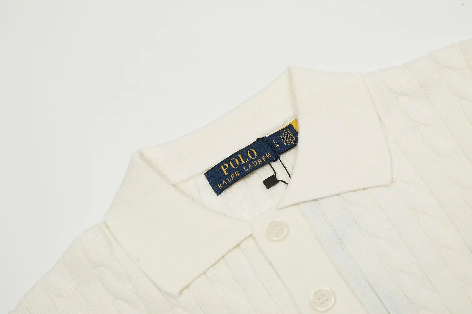 Polo Ralph Lauren Cable Knit Polo Red Tops Polo - 5