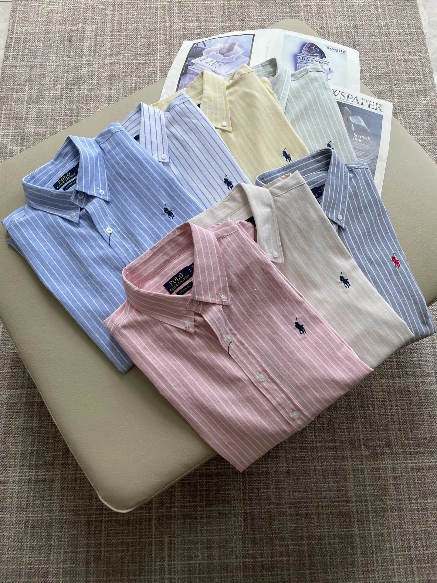 Polo Ralph Lauren Striped Oxford Shirt White - 3