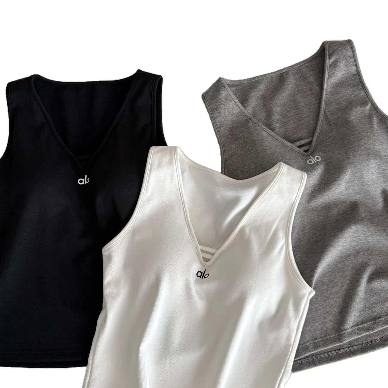 Alo Yoga Vests V-Neck Sleeveless Tank Top image 5