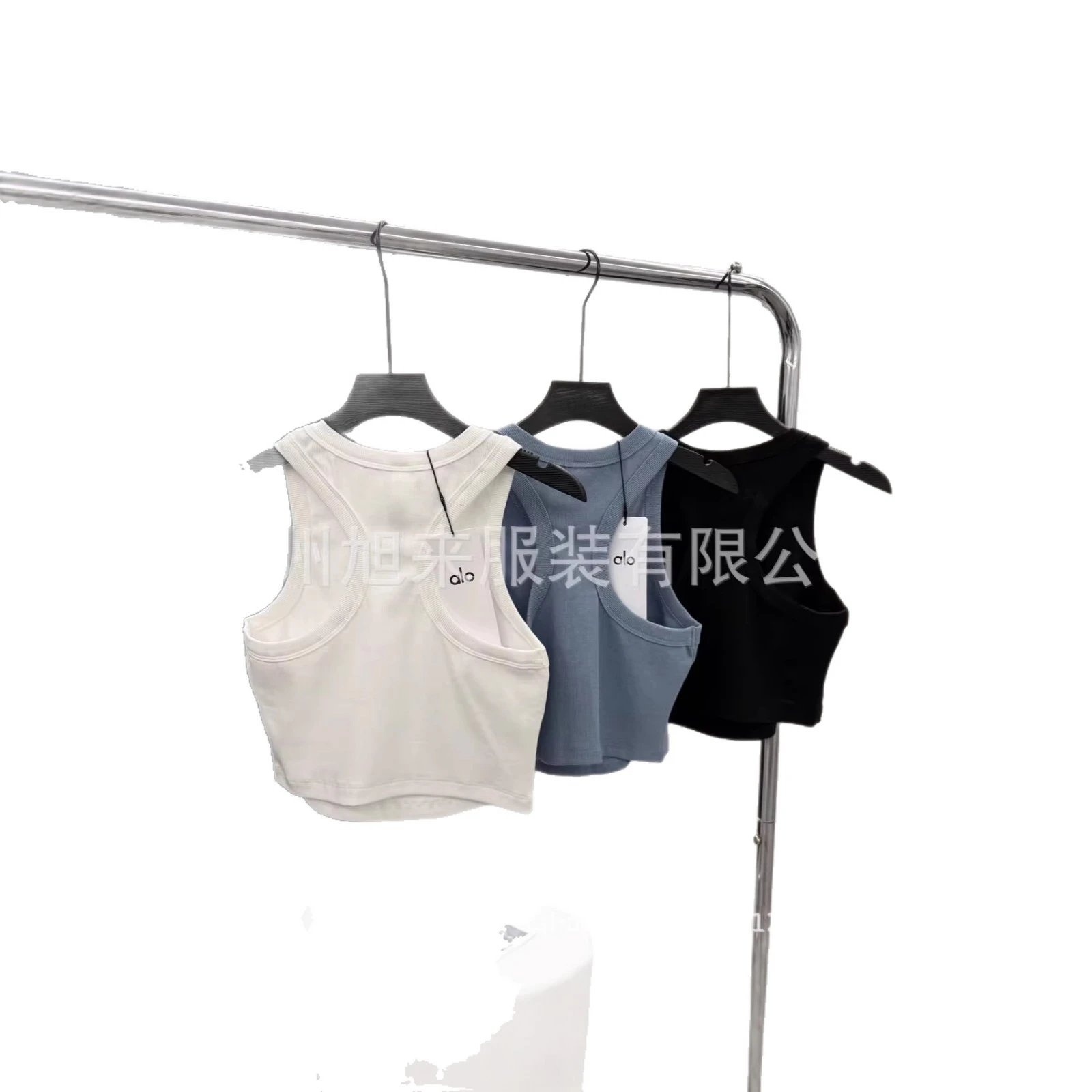Alo Vests Ribbed crew-neck tank top image 5