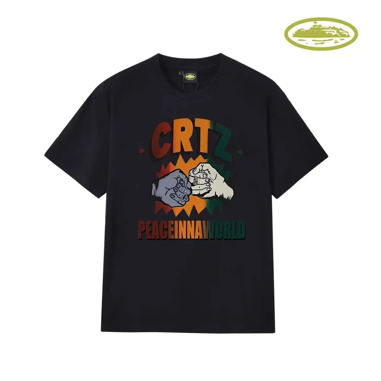 Design Razor Blade Hand Print White T-Shirt - 7