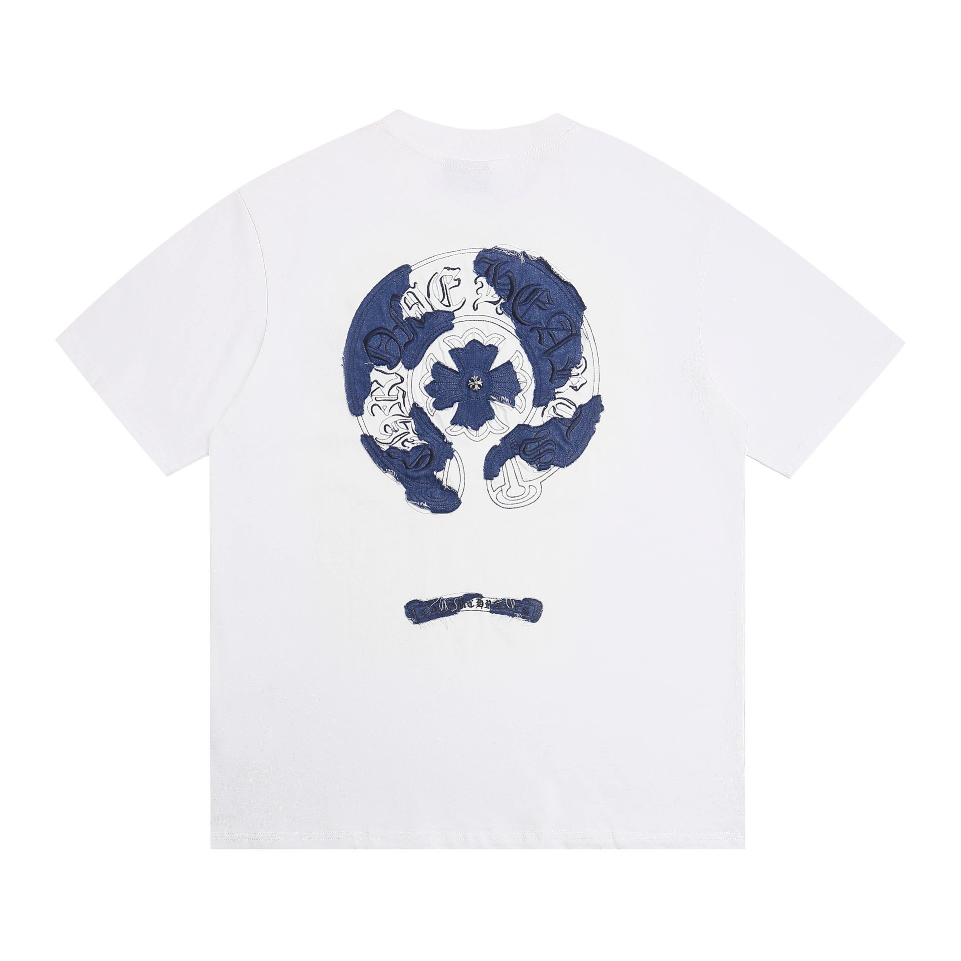 Chrome Hearts Crystal Logo White T-Shirt - 9
