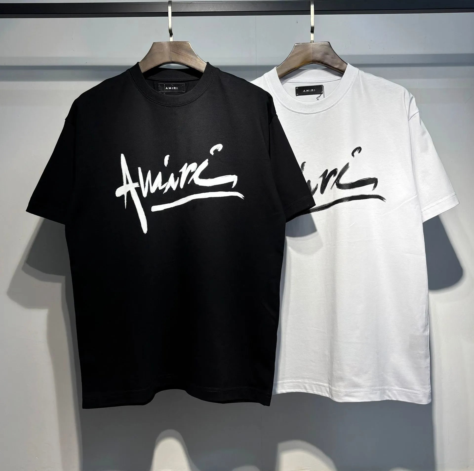 Purple Brand Abstract Print Black T-Shirt - 19