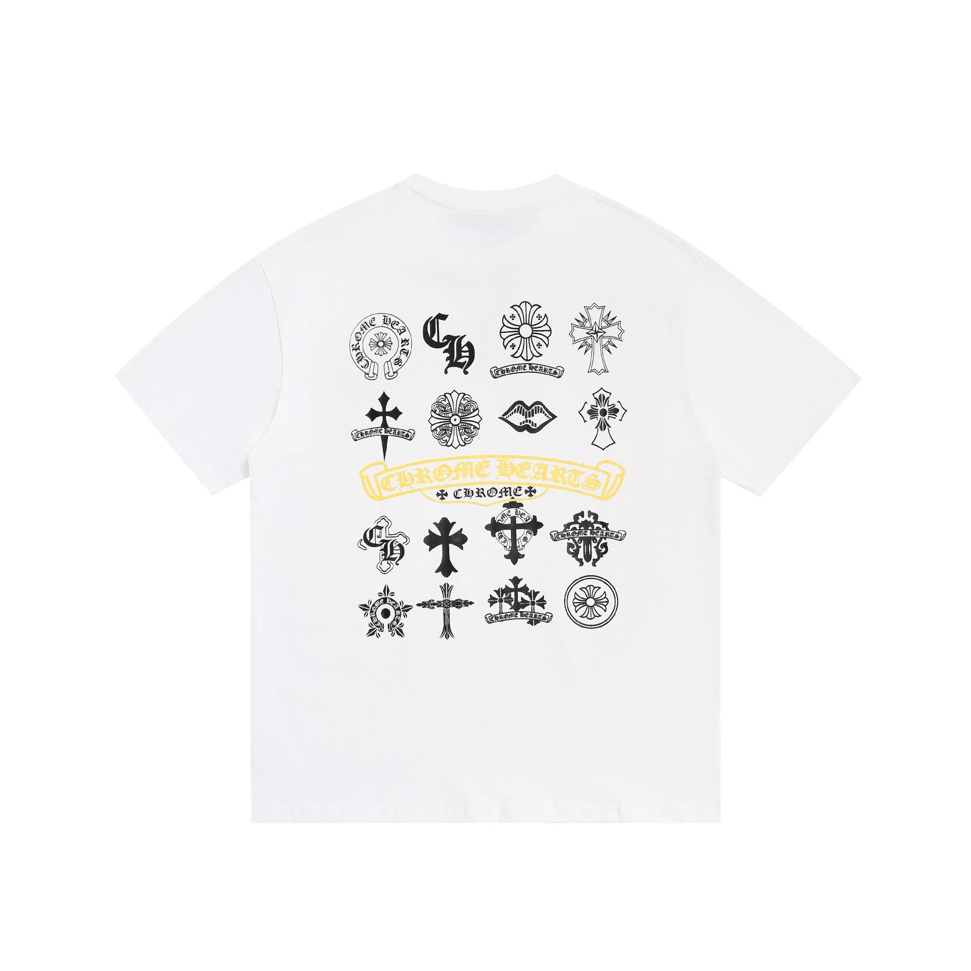 Chrome Hearts Crystal Logo White T-Shirt - 13