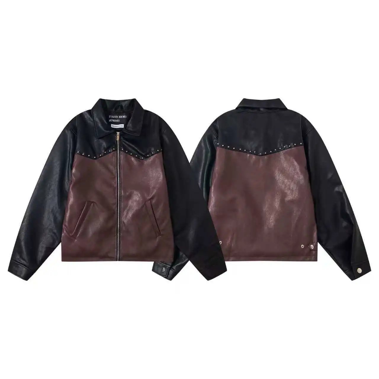 Gallery Dept x ERD White Distressed Graphic Jacket Outerwear - 11