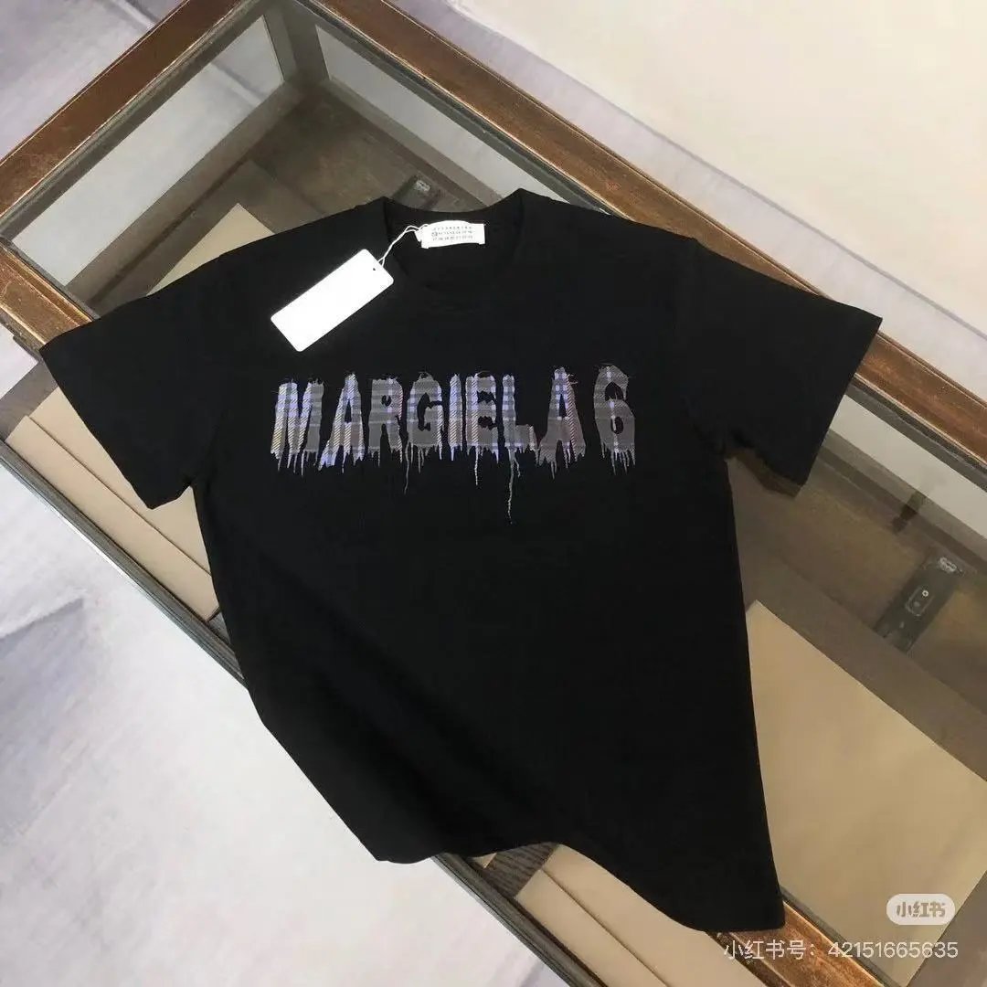 Maison Margiela Paint Splatter Graphic T-Shirt Black - 22