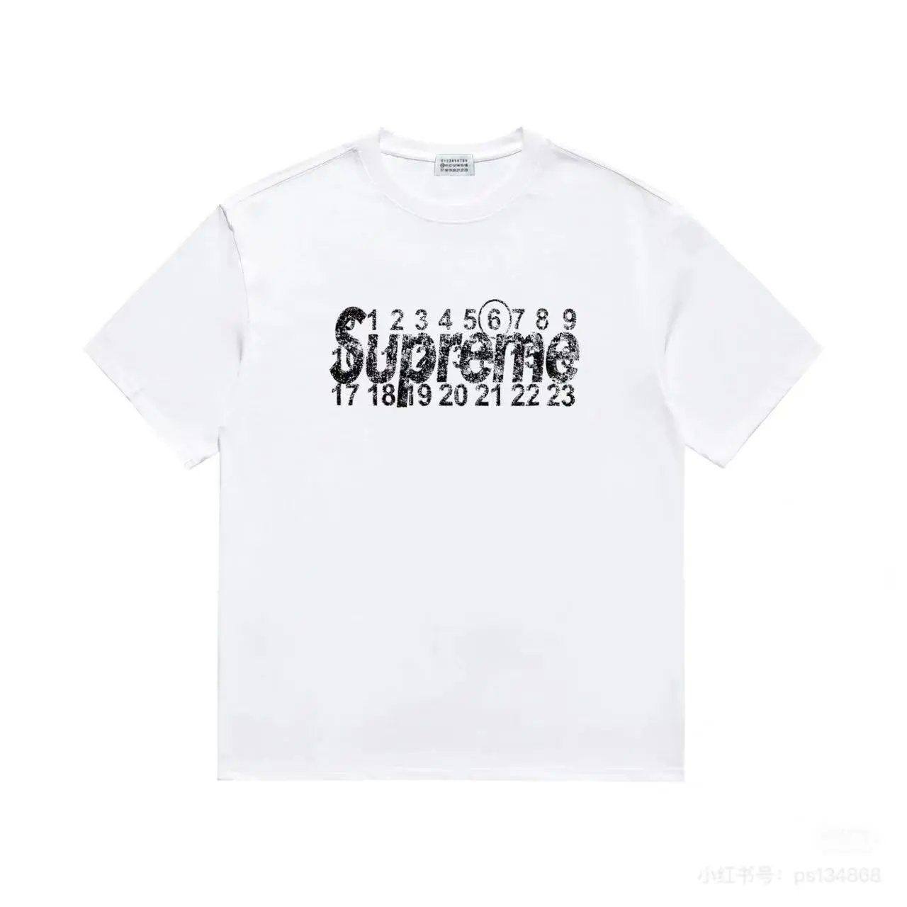 Maison Margiela Paint Splatter Graphic T-Shirt Black - 25