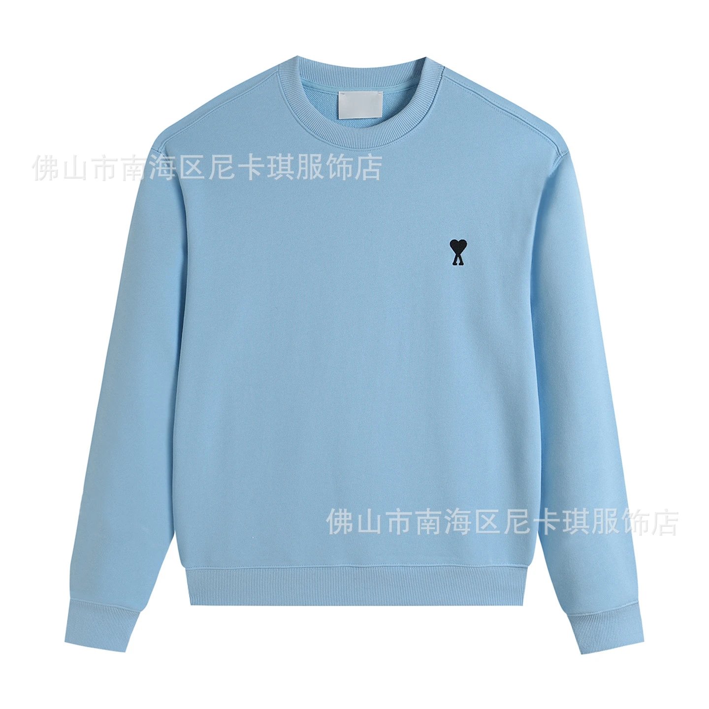 Comme des Garçons Play Heart Logo Gray Crewneck Sweatshirt Sweater - 18