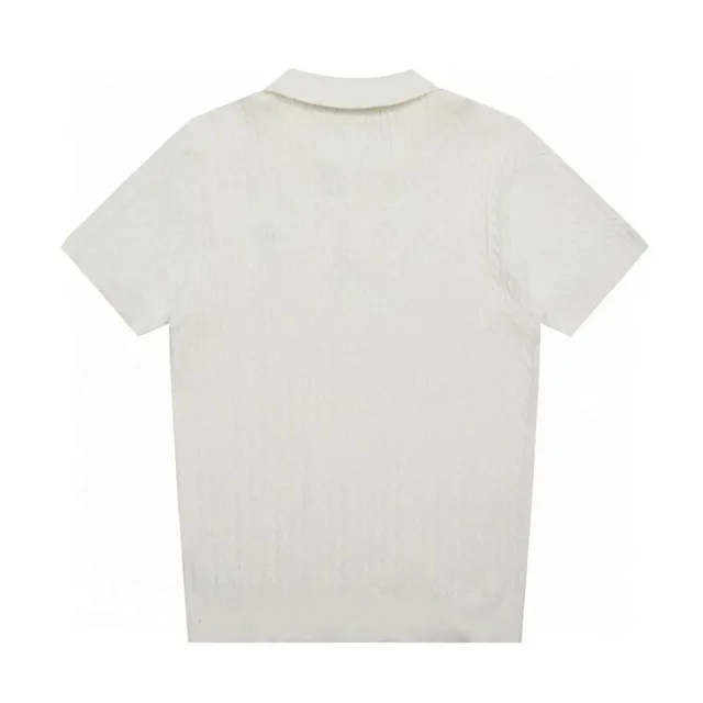Polo Ralph Lauren Knitwear Short-Sleeve Cable-Knit Shirt product detail image 4