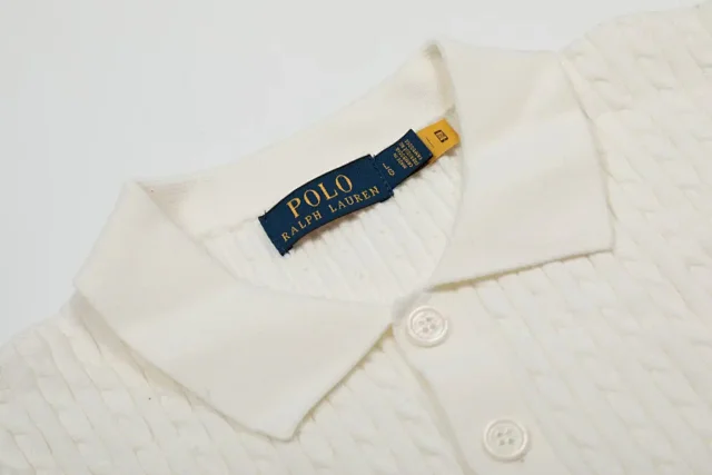 Polo Ralph Lauren Knitwear Short-Sleeve Cable-Knit Shirt product detail image 5