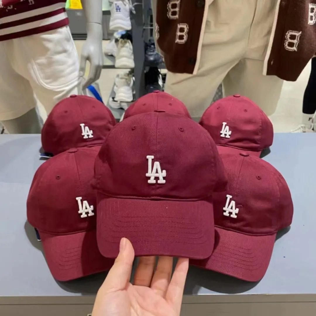 MLB Los Angeles Dodgers Classic Dad Hat Burgundy Baseball Cap - 30