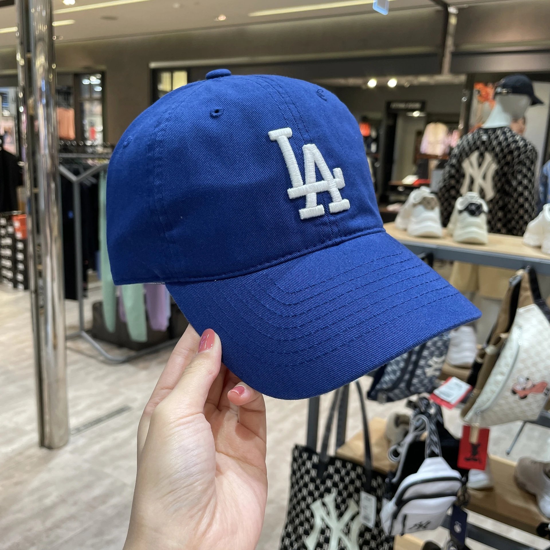 MLB Los Angeles Dodgers Pink Baseball Cap Hats Baseball Cap - 17
