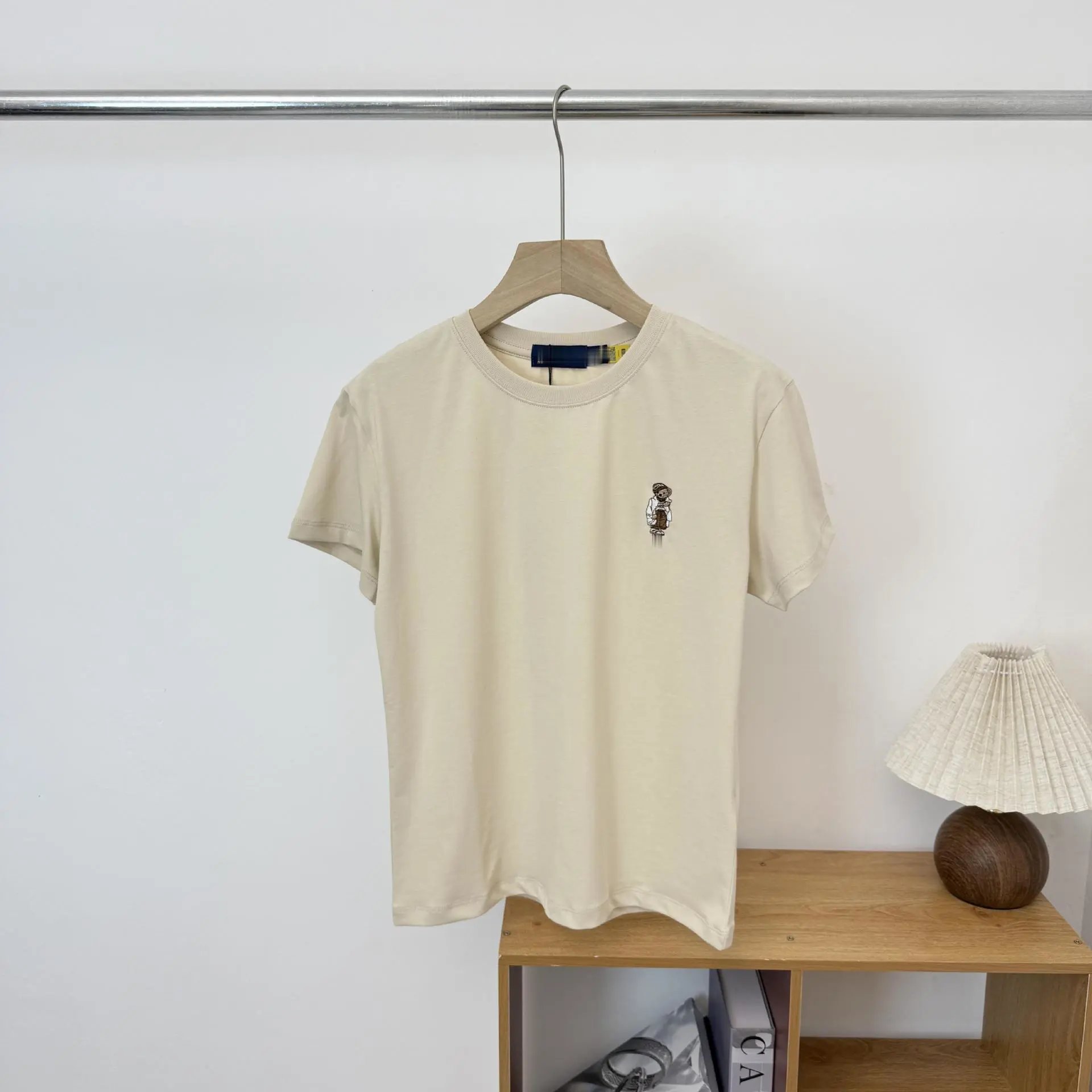 Design Embroidered Character White T-Shirt - 12