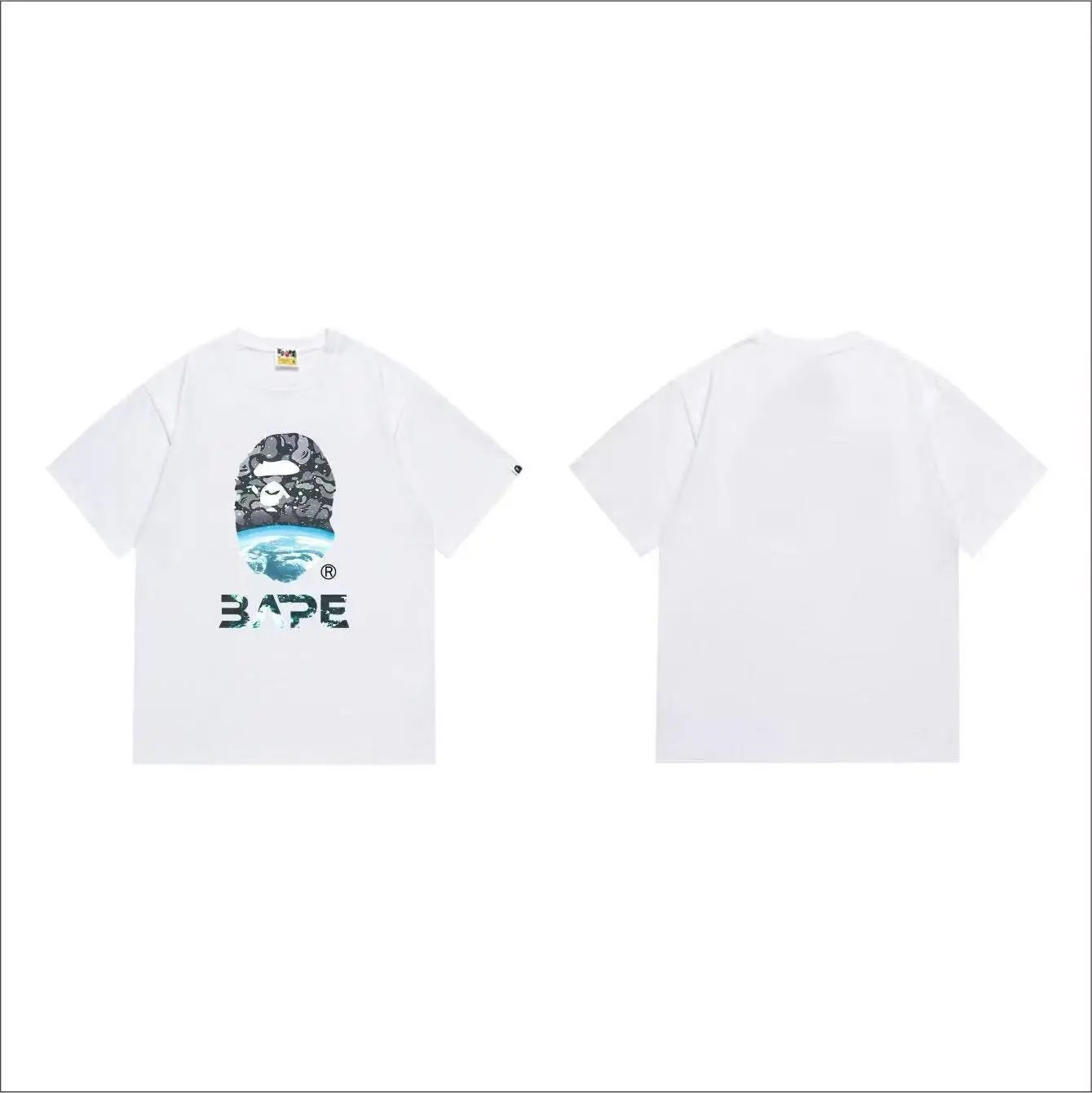 A Bathing Ape 31 Logo Graphic T-Shirt Black - 6