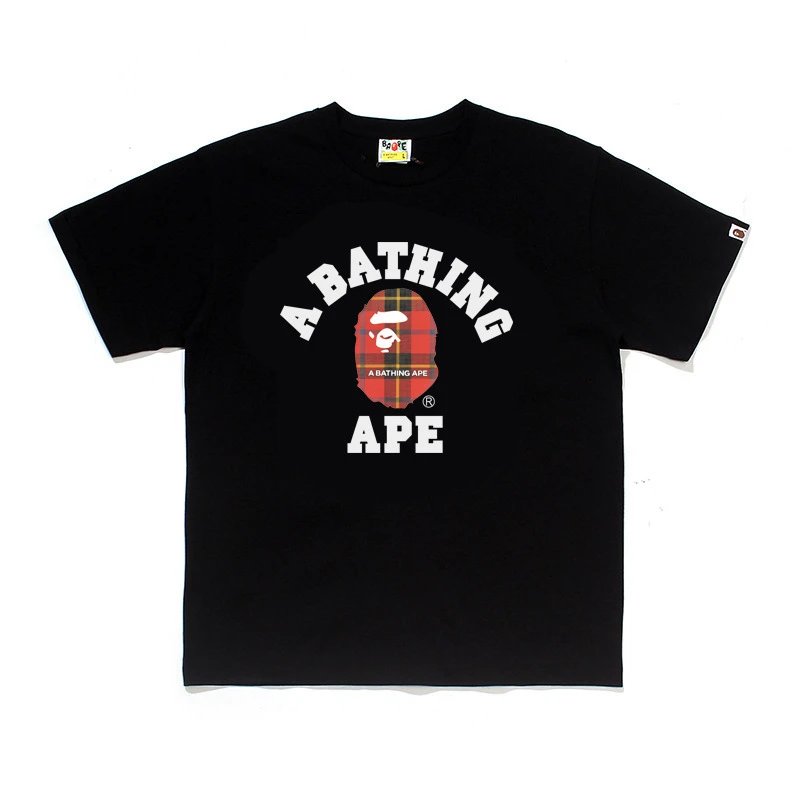 A Bathing Ape Plaid White T-Shirt - 23