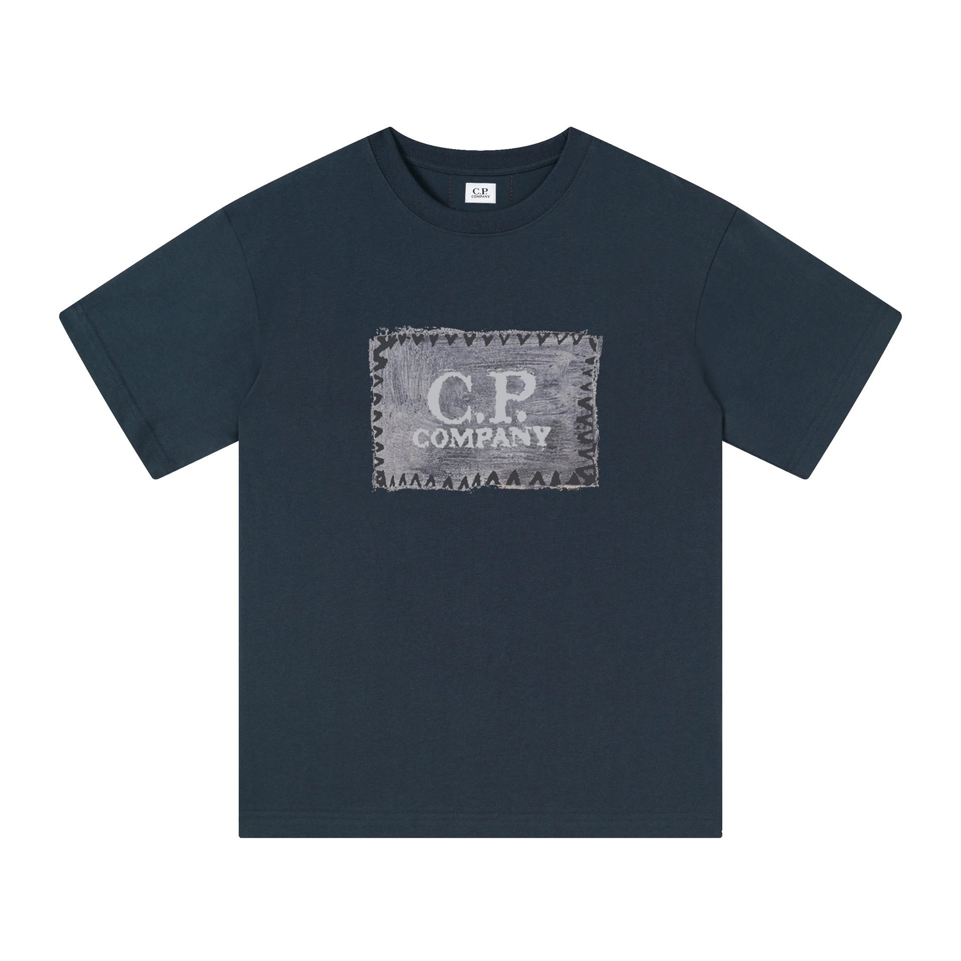 C.P. Company Patch Logo Black T-Shirt - 58