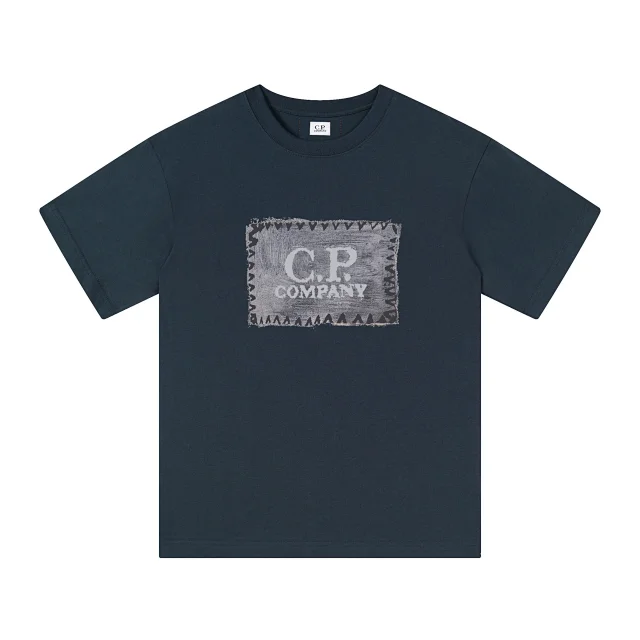 C.P. Company T-Shirts Logo Print Crewneck Short-Sleeve T-Shirt product detail image 57