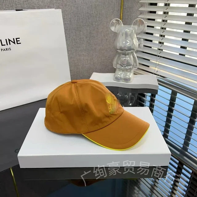 Unbranded Hats Embroidered Baseball Cap with Contrast-Trim Brim product detail image 16