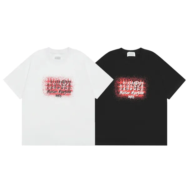Maison Margiela Calendar Print Oversized T-Shirt Black - 19