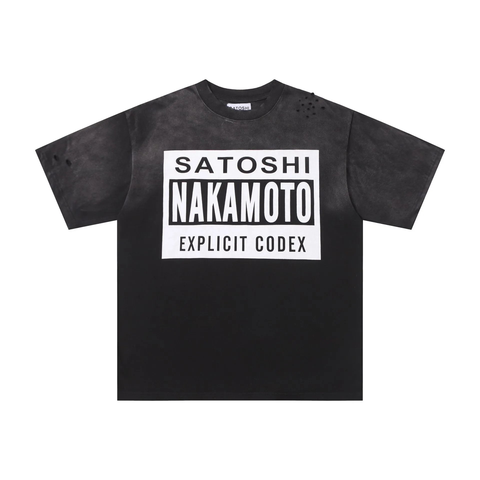 Design Satoshi Nakamoto Wrench Cross T-Shirt T-Shirts - 5