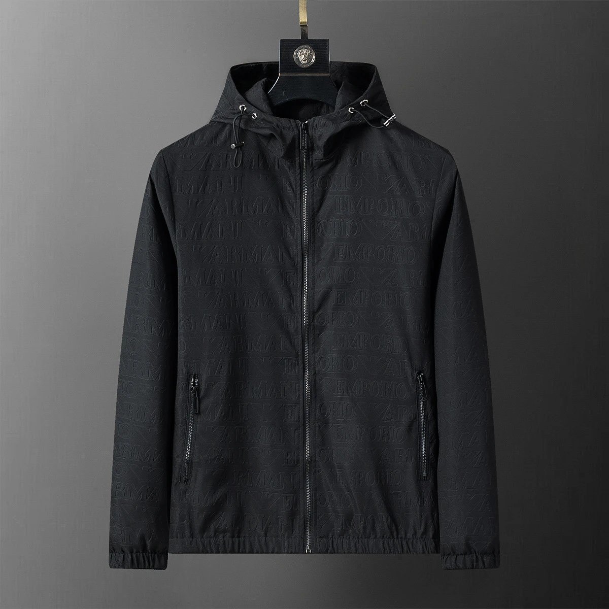 Unbranded Hooded and zip-front jacket variants — 56041 black