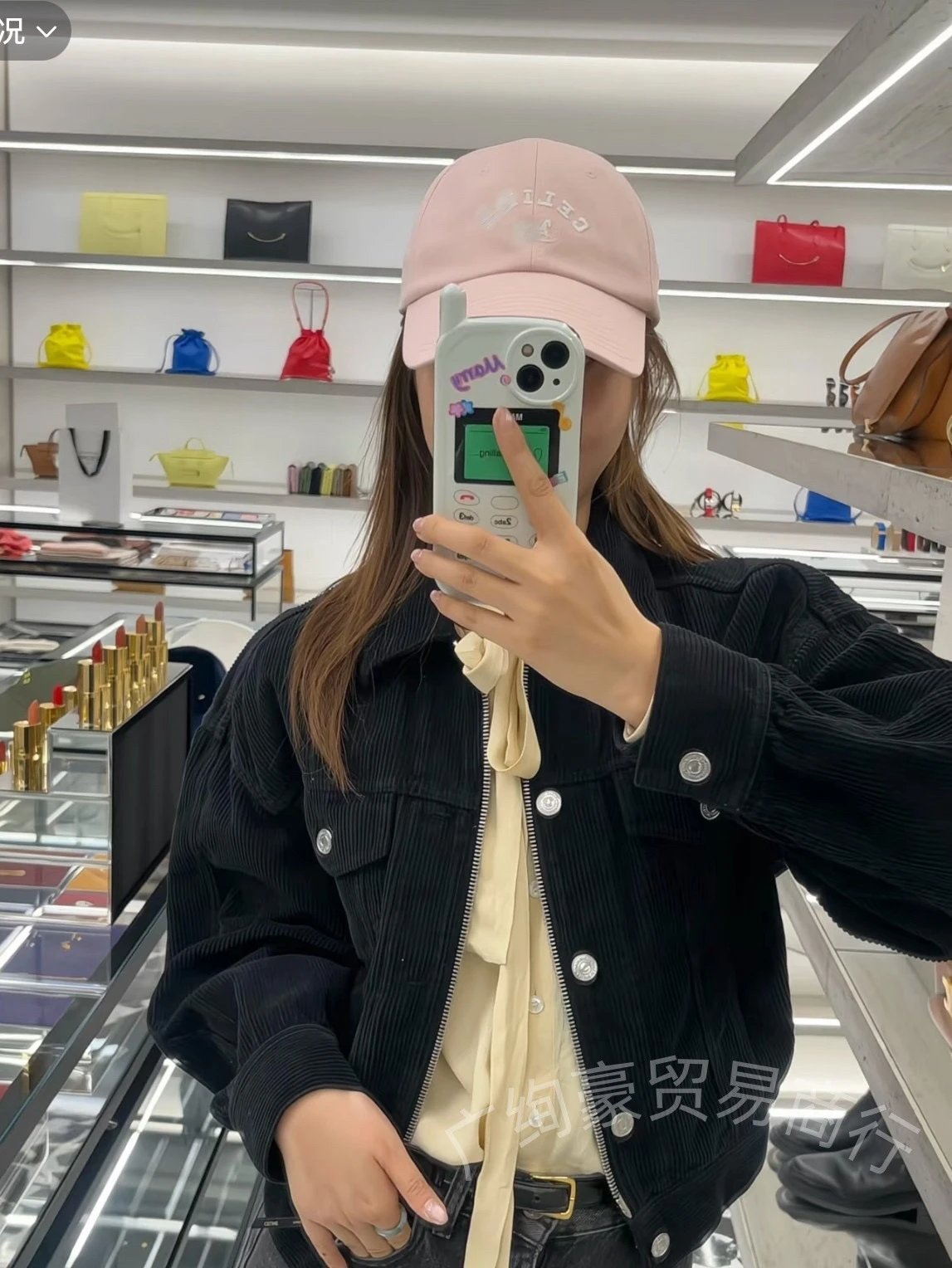 Celine Embroidered Logo Baseball Cap Blue - 13