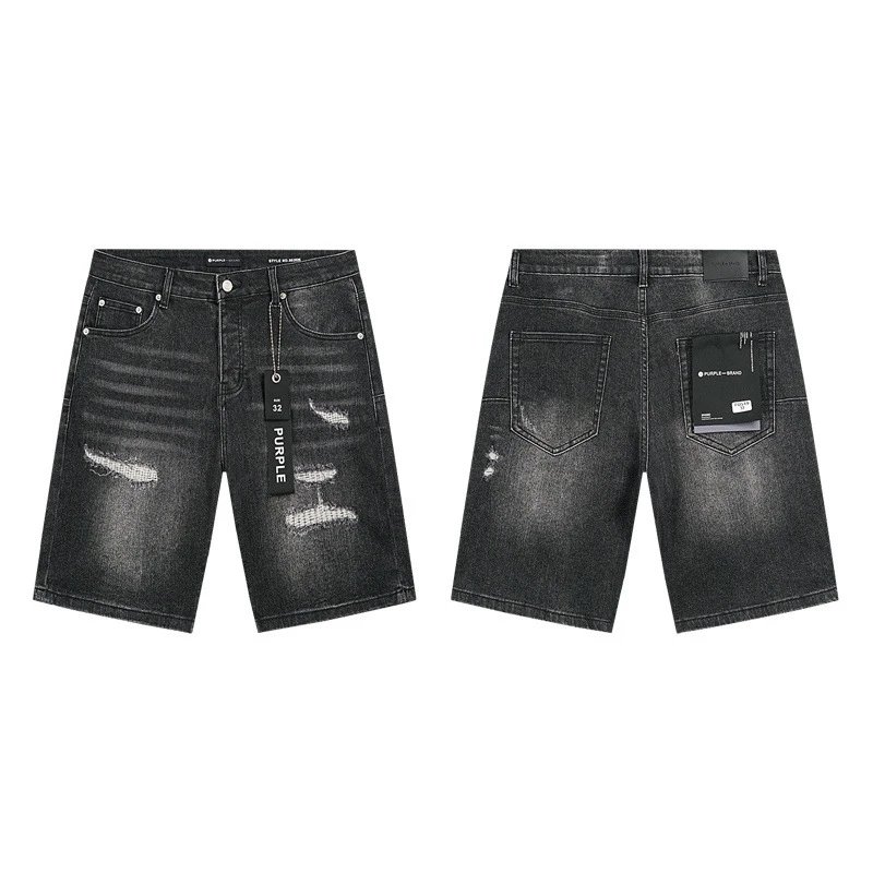 Amiri Logo-Print Distressed Denim Shorts Blue - 20