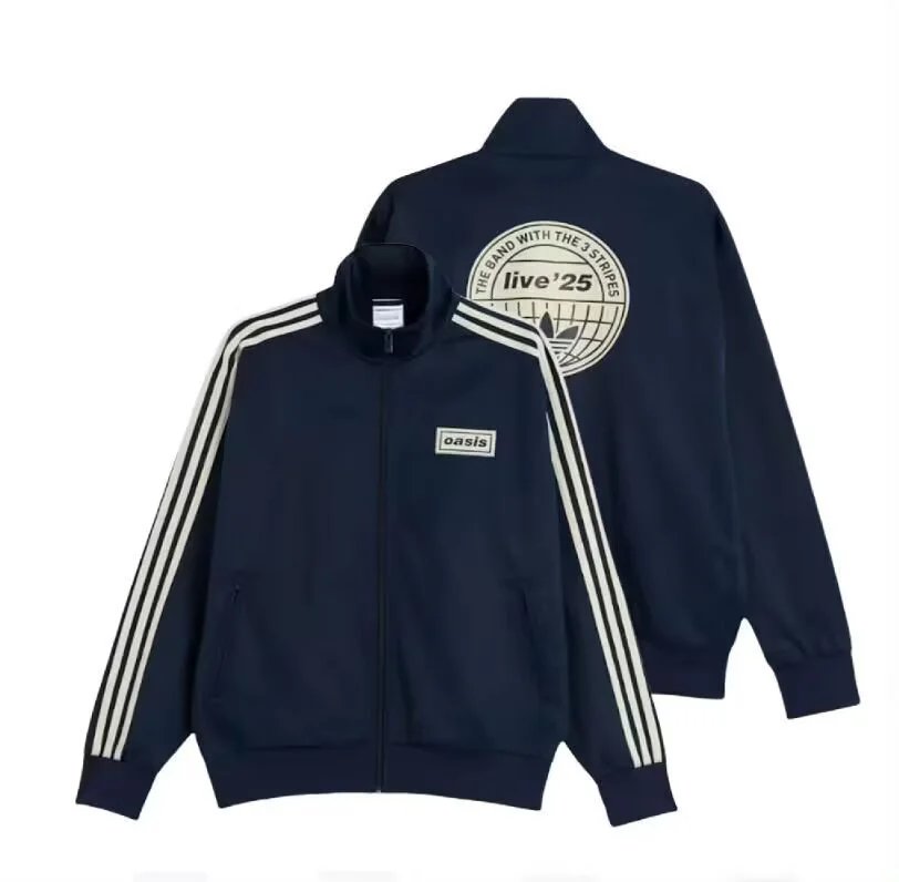 Design Oasis Track Jacket Navy Blue Outerwear - 3