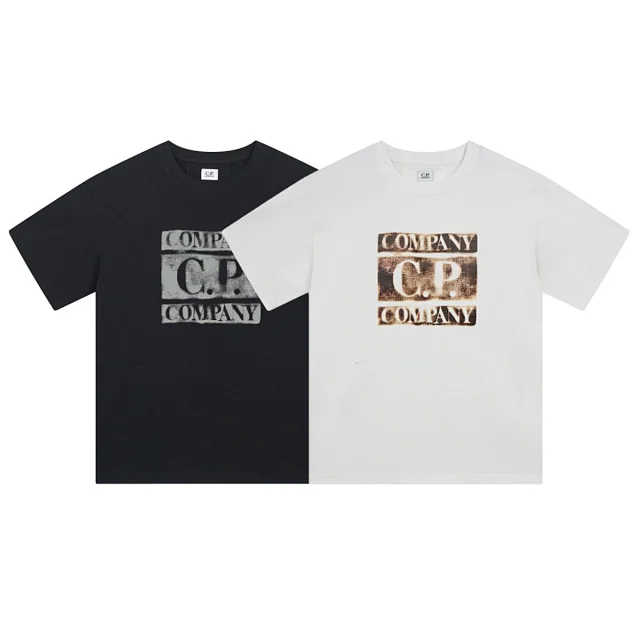 C.P. Company T-Shirts Logo Print Crewneck Short-Sleeve T-Shirt product detail image 54