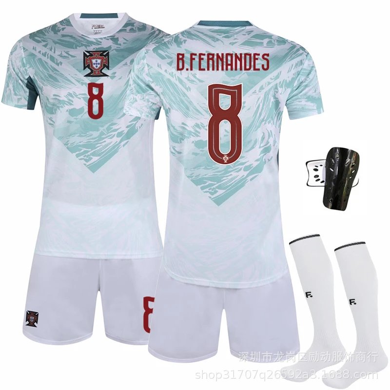 Portugal National Team João Félix #11 Away Jersey White - 9